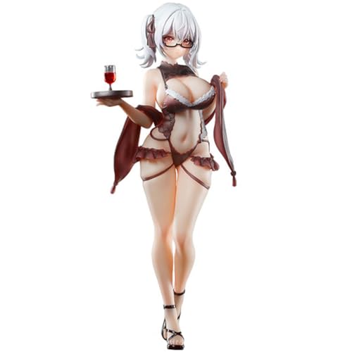 Insxuan Anime Figur Weinkellnerin - Cynthia Black Sexy Dress up PVC Figur Sammlermodell Charakter...